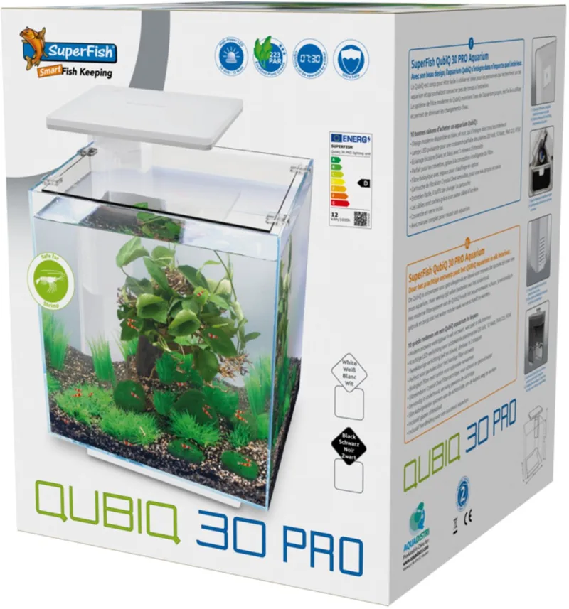 Qubiq 30 Pro aquarium - 30L by SuperFish in White – product photo