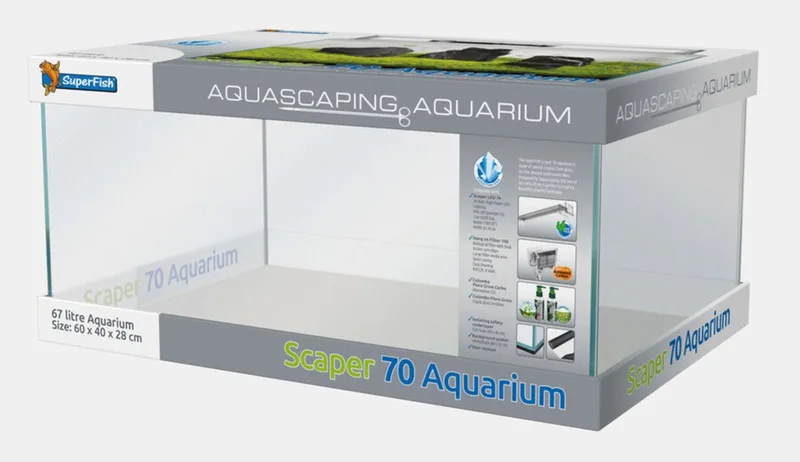Scaper 70 - Aquaria - 60x40x28 cm de SuperFish en Transparent – photo produit