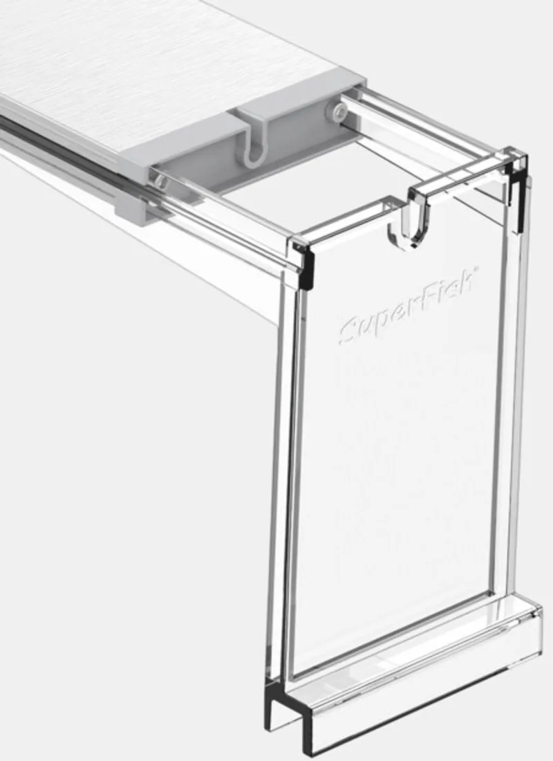 Scaper Led Beugel - Aquarium Toebehoren - 16 cm 2 stuks von SuperFish in Transparent – Produktfoto