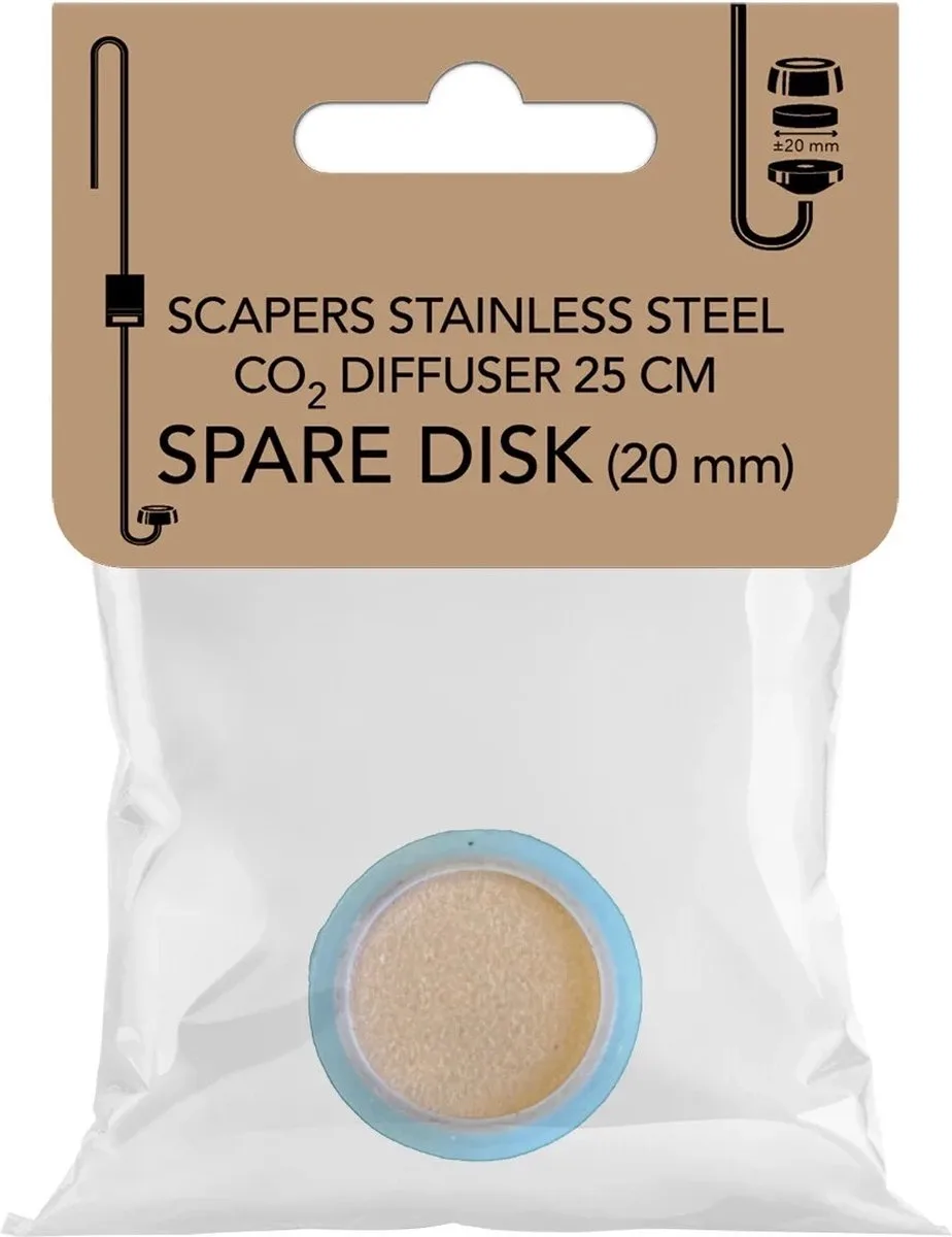 Scapers Co2 Diffusor Spare Disk 20MM van SuperFish – productfoto