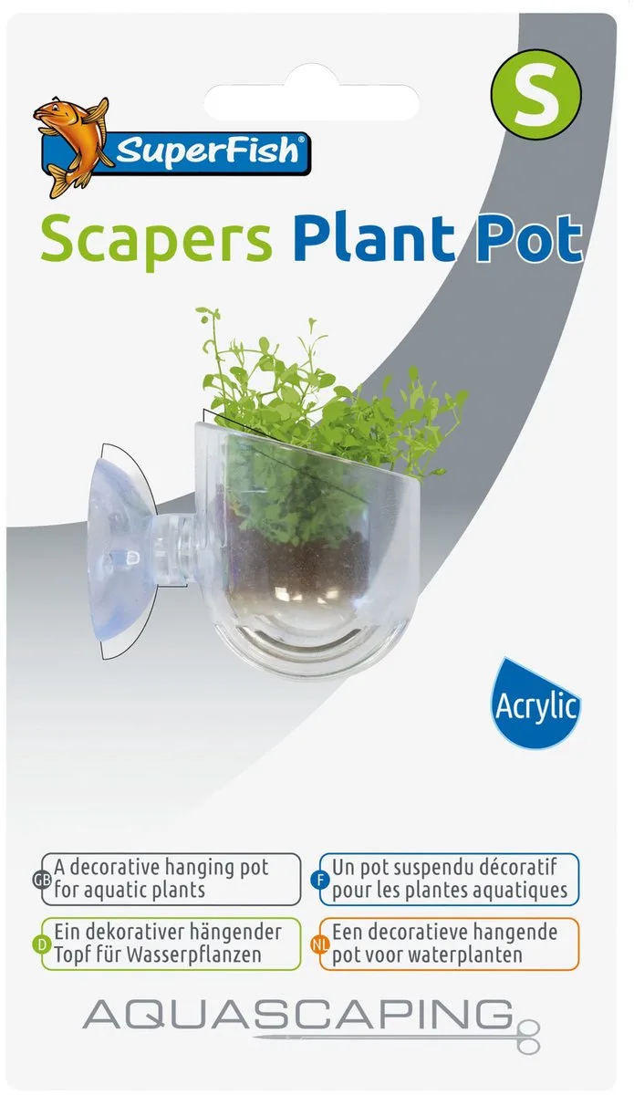 Scapers Plant Pot Klein - Aquarium Toebehoren - 1 stuk de SuperFish – photo produit