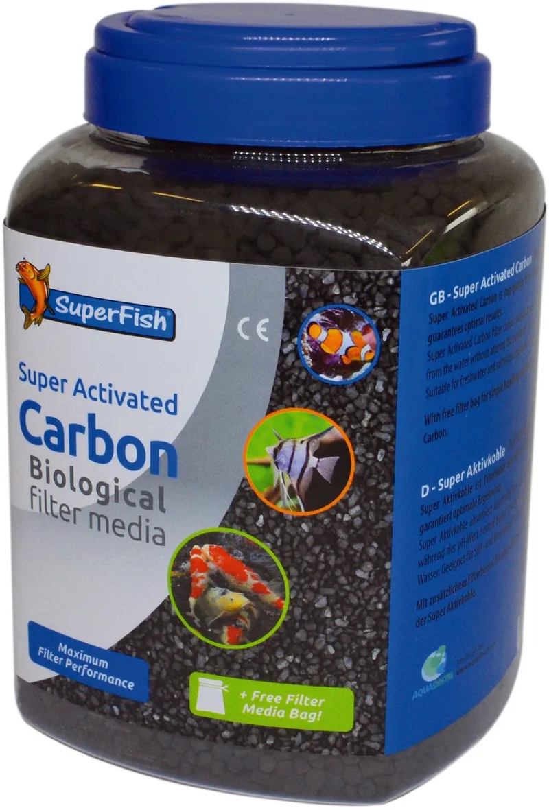 Super Activated Carbon - Aquariumfilter - 2000 ml de SuperFish – photo produit