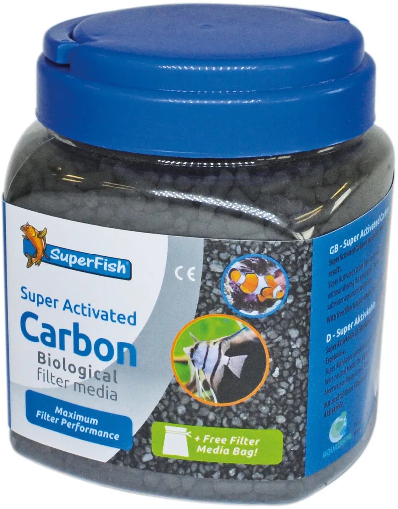Super Activated kool / Carbon - Aquarium - Filtermedia - 1000 ml de SuperFish – photo produit