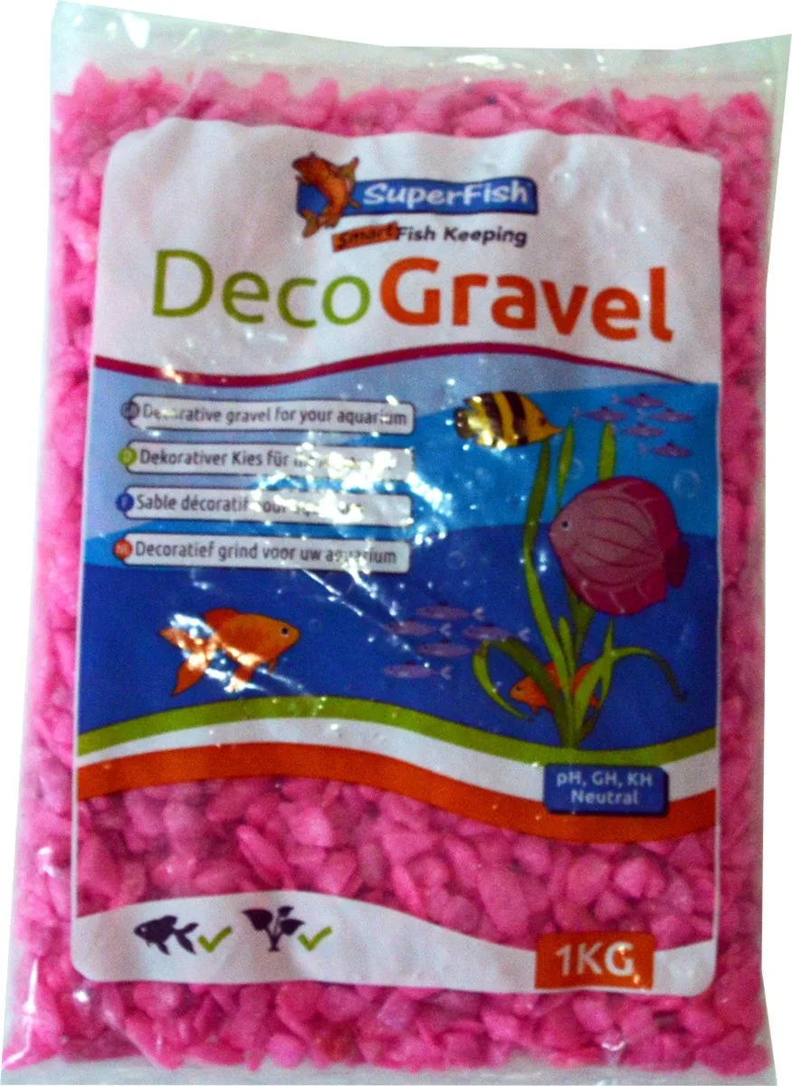 Superfish deco grind neon rose 1 kg by SuperFish in Pink – product photo