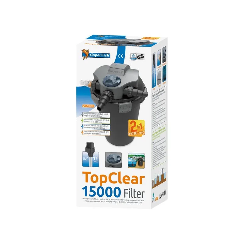 Topclear 15000 UVC-11W von SuperFish – Produktfoto