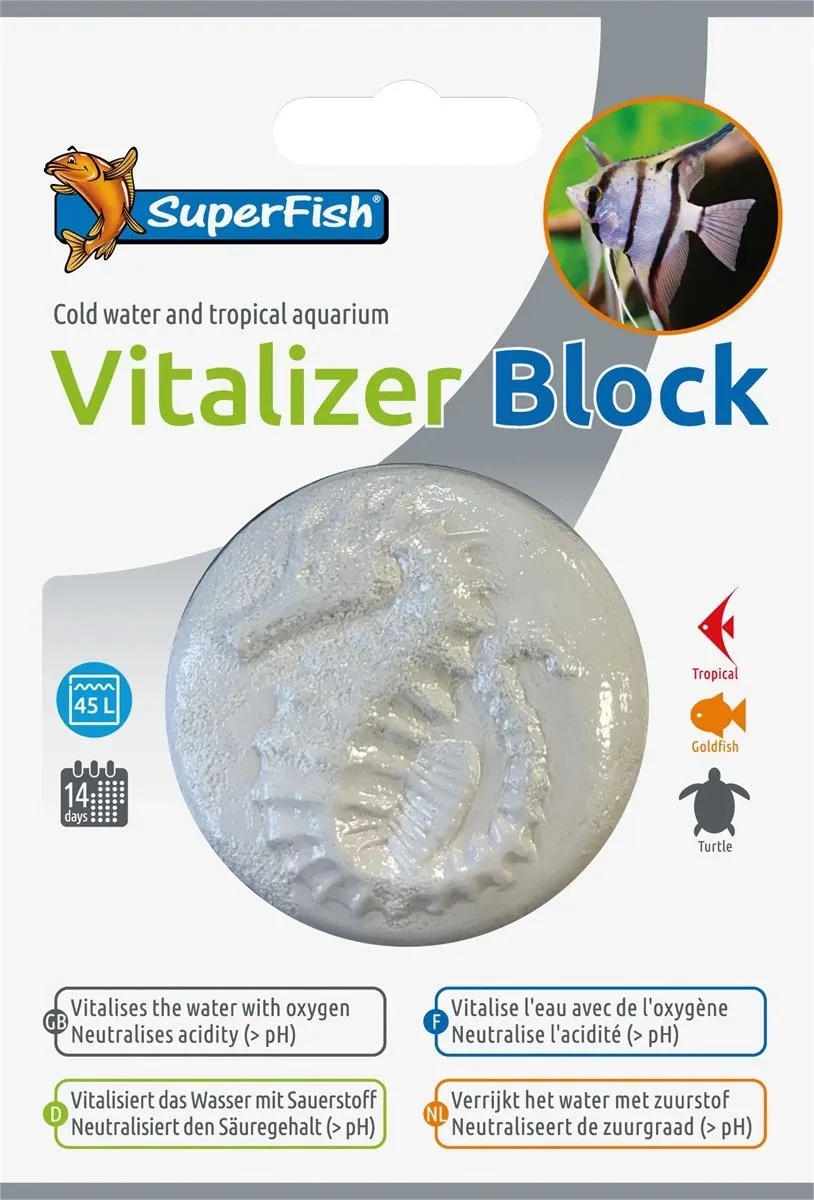 Vitalizer Blok de SuperFish en Blanc – photo produit