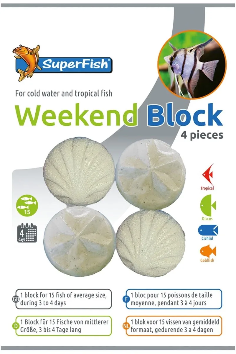 Weekend Voer - 4 Stuks de SuperFish – photo produit