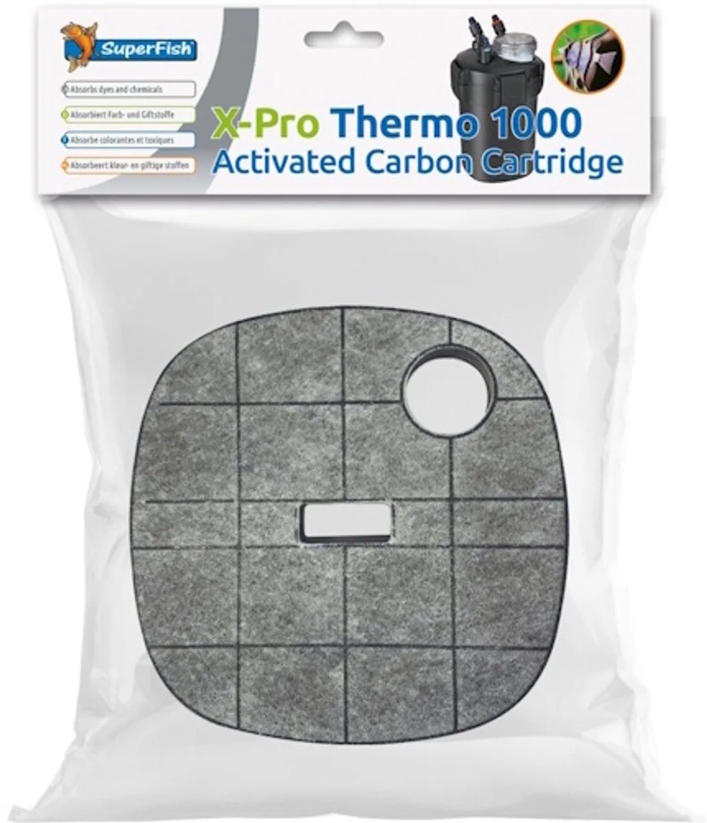X-Pro Thermo 1000 Carbon Cartridge de SuperFish – photo produit