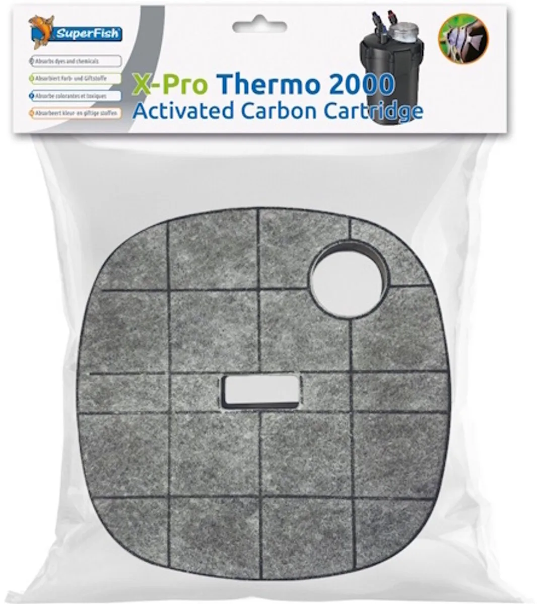 X-Pro Thermo 2000 Carbon Cartridge de SuperFish – photo produit
