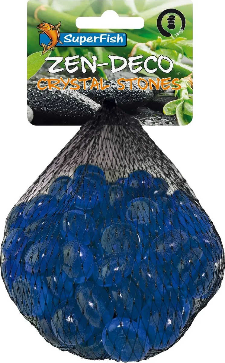 zen-deco crystal stenen by SuperFish in Blue – product photo