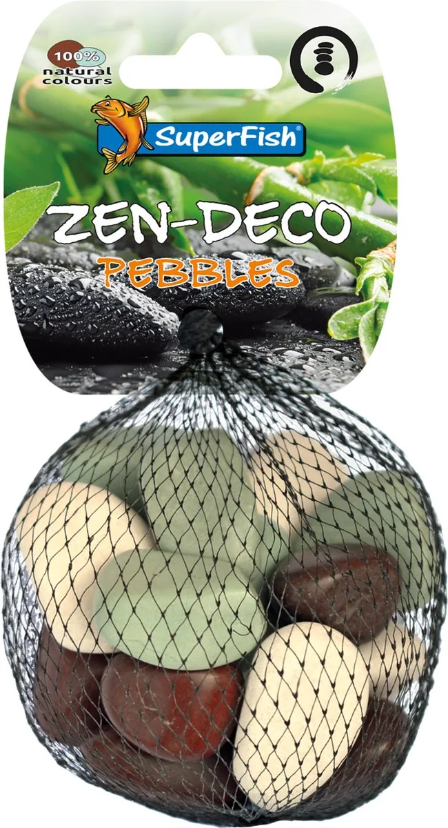 Zen Pebble Small 300 Gram von SuperFish in Mix – Produktfoto