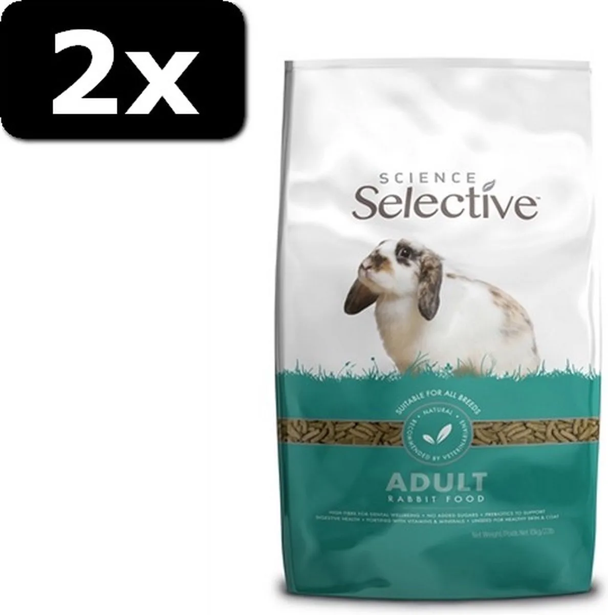 2x SCIENCE SELECTIVE RABBIT 10KG by Supreme Petfoods – product photo