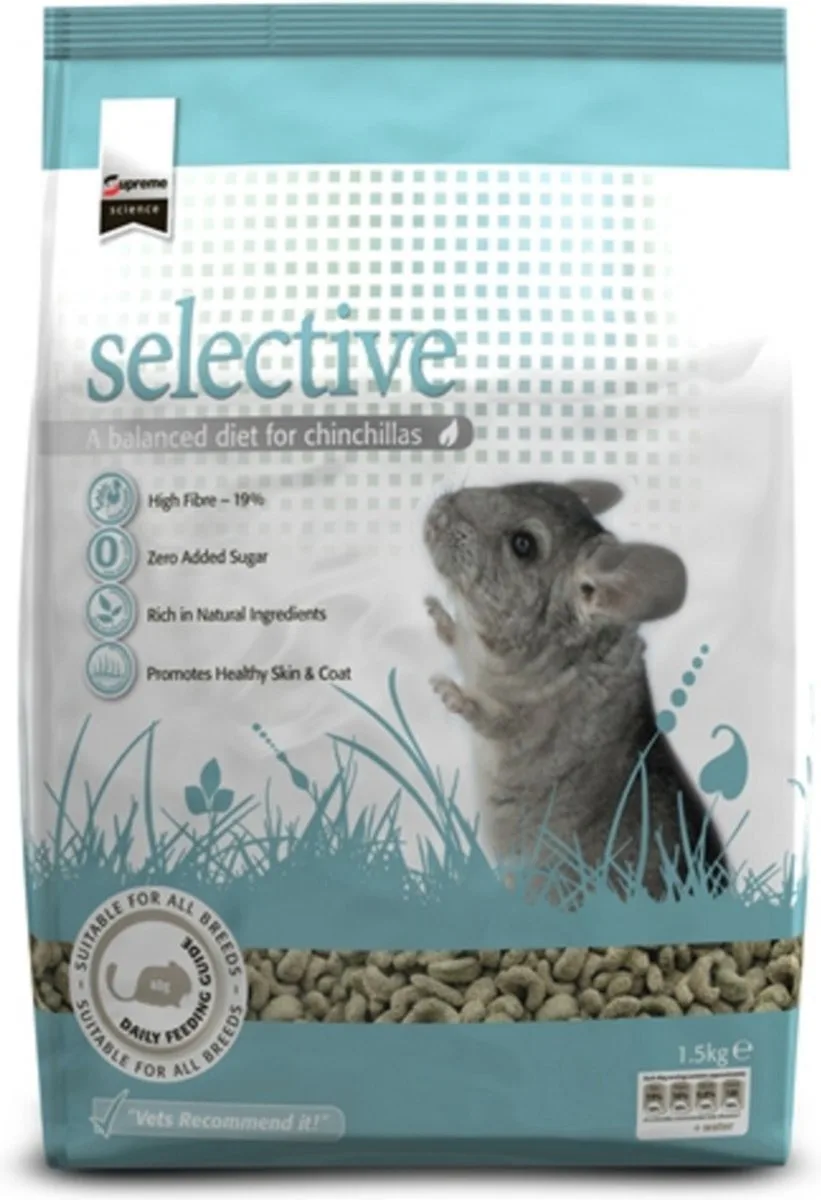 Chinchilla - 4 x 1,5 kg - Voordeelverpakking de Supreme Petfoods – photo produit