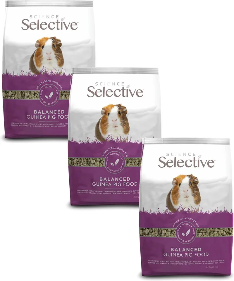 Guinea Pig - Caviavoer - 3 x 1.5 kg by Supreme Petfoods – product photo