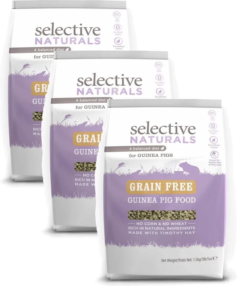 Guinea Pig Graanvrij - Caviavoer - 3 x 1.5 kg de Supreme Petfoods – photo produit
