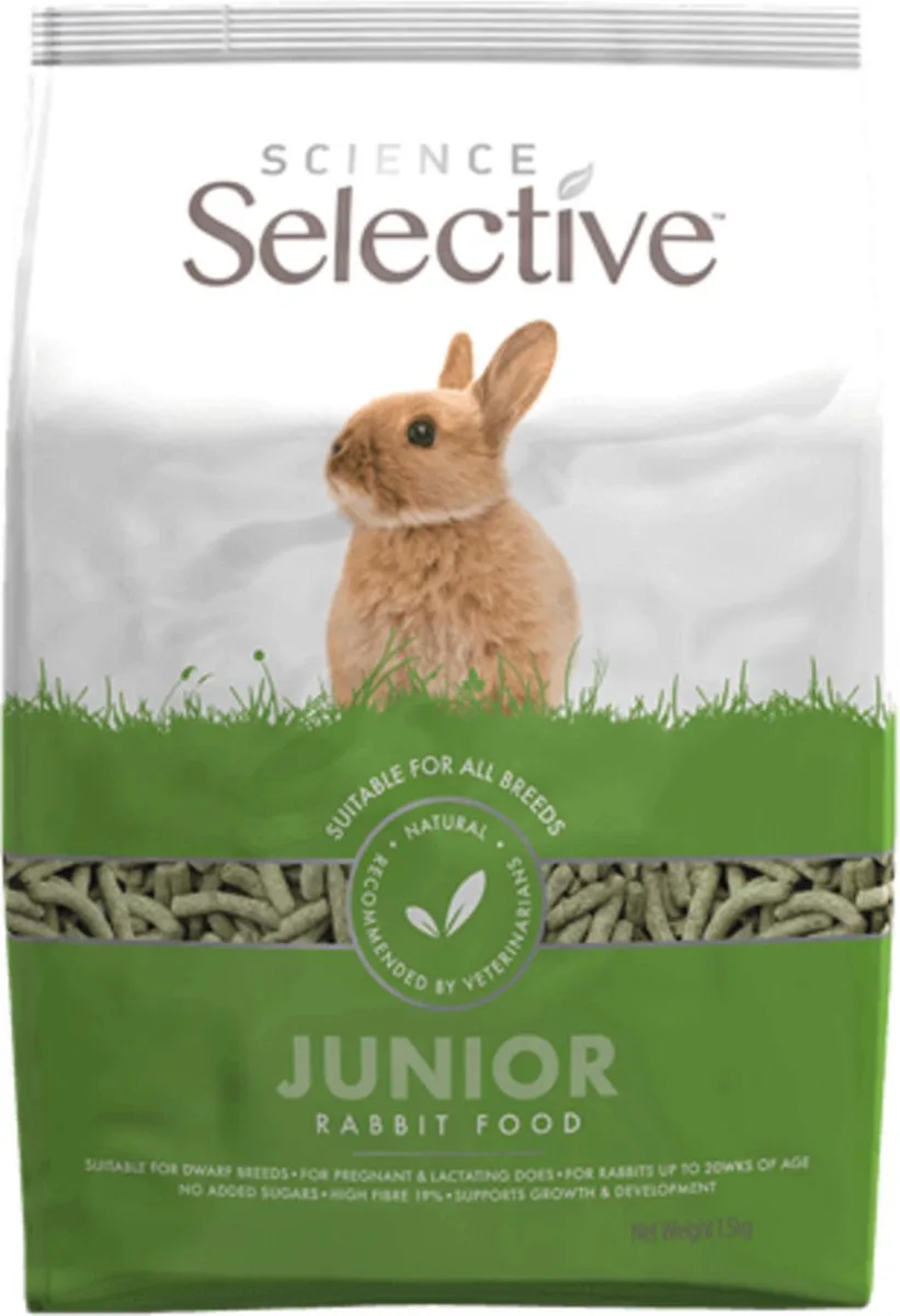Junior Rabbit - 4 x 1,5 kg - Voordeelverpakking från Supreme Petfoods – produktbild