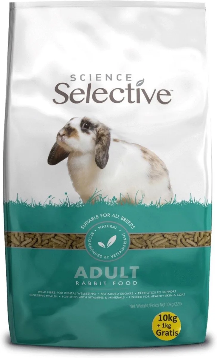 Konijnenvoer - 10 + 1 kg by Supreme Petfoods – product photo
