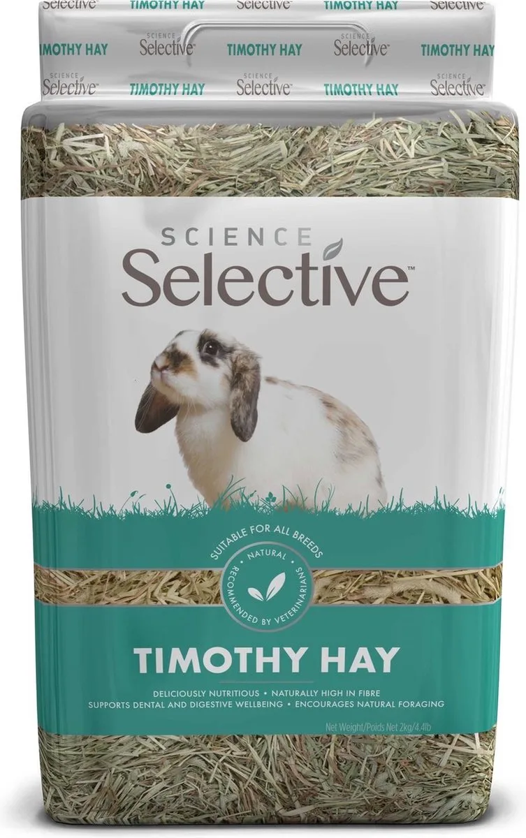 Timothy Hay - Ruwvoer - 2 kg van Supreme Petfoods – productfoto