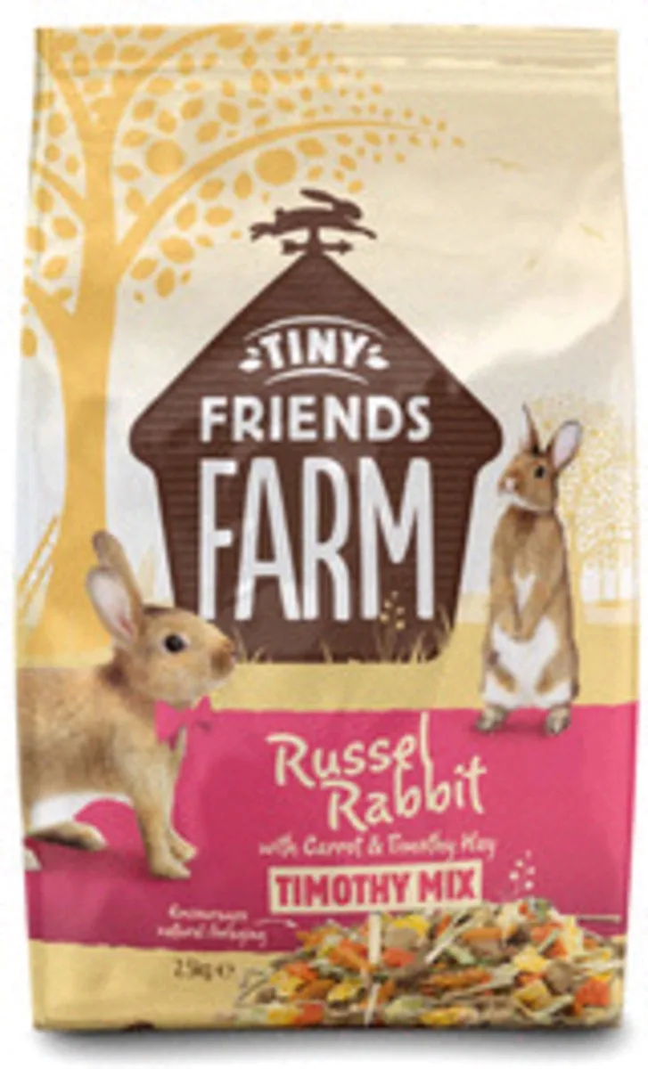 Tiny FARM Friends Carrot Konijnenvoer - 2.5 kg by Supreme Petfoods – product photo