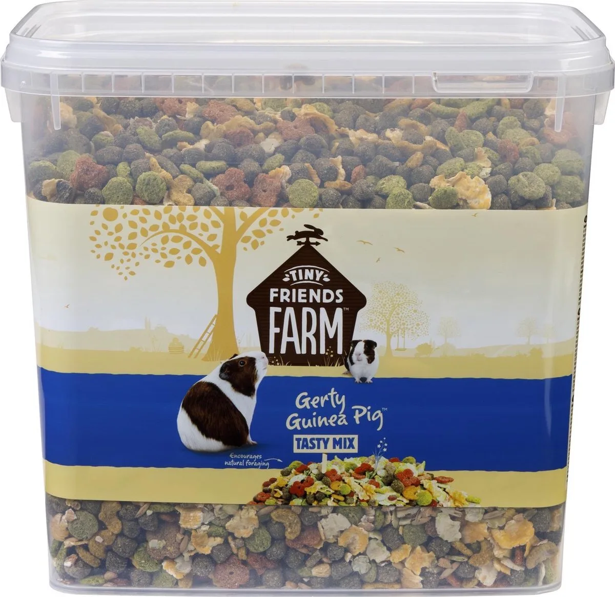 Tiny Friends Farm Gerty Guinea Pig Tasty Mix - Emmer - Caviavoer - 4.5 kg by Supreme Petfoods – product photo