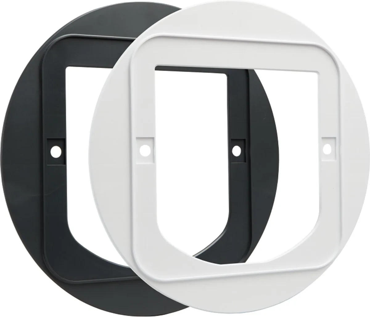 Microchip Kattenluik Bevestigingsadapter - Kattendeur - Wit van SureFlap in Grijs – productfoto