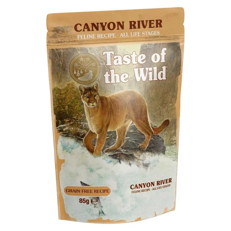 Canyon River Chunks In Gravy Natvoer Voor Katten 85g 12 Eenheden by Taste of the Wild – product photo
