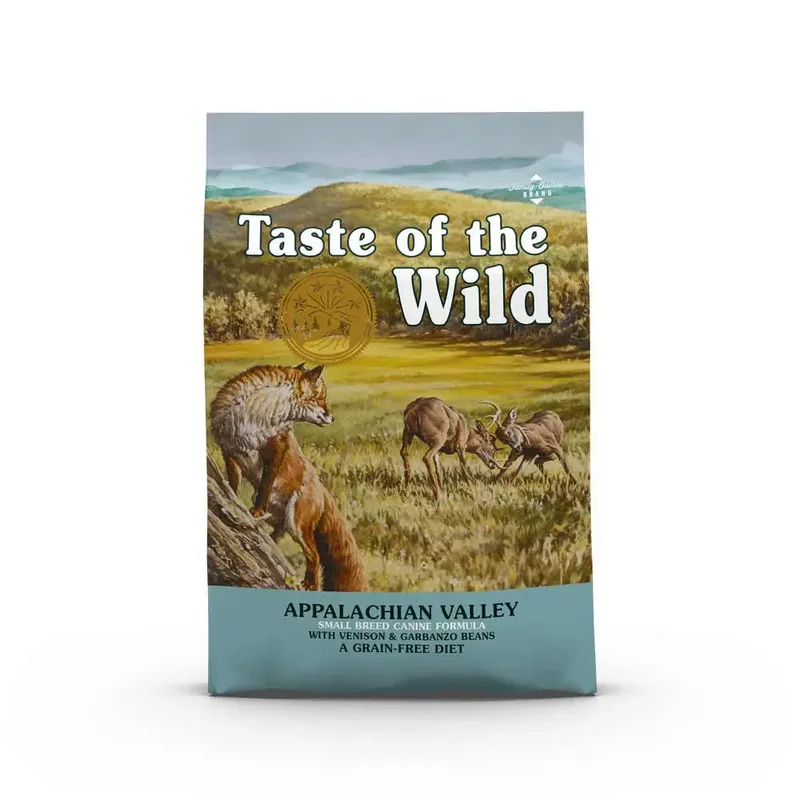Hundefutter Für Ausgewachsene Hunde Kleiner Rassen Mit Wildfleisch Aus Den Appalachen 2kg von Taste of the Wild – Produktfoto
