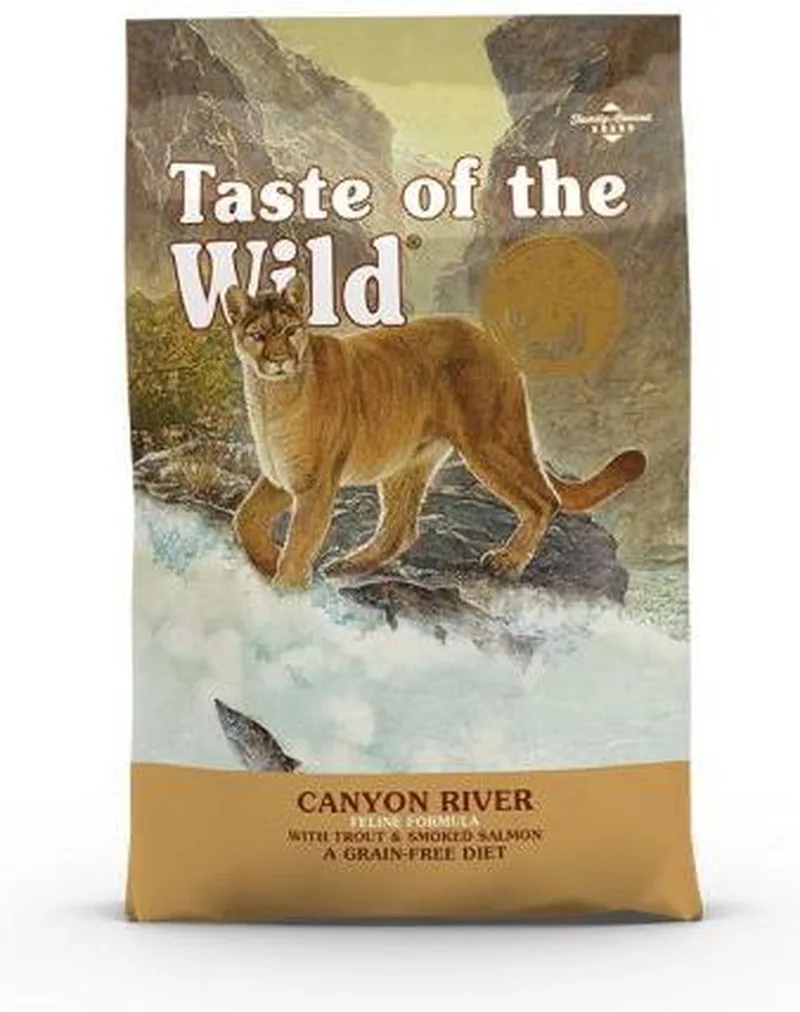 Kattenvoer Canyon River Feline met forel en gerookte zalm | 2 de Taste of the Wild – photo produit