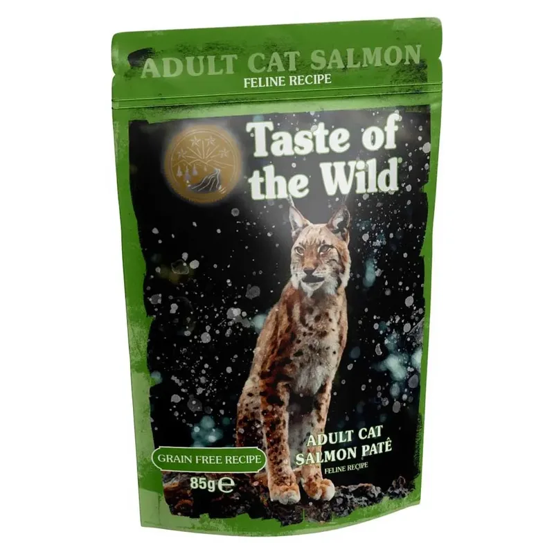 Natvoer Voor Katten Zalm 12x85g de Taste of the Wild – photo produit