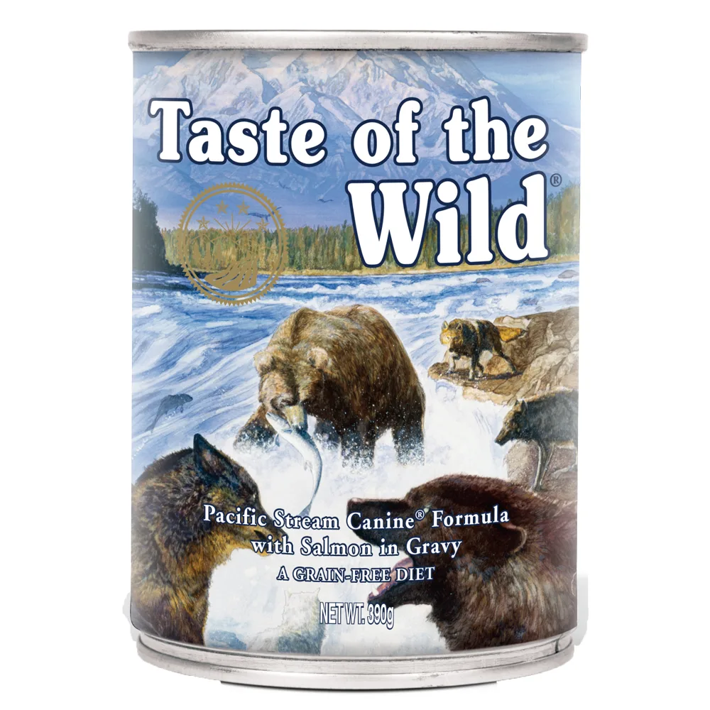 Pacific Stream Nassfutter mit Lachs für Hunde 390 GR by Taste of the Wild – product photo