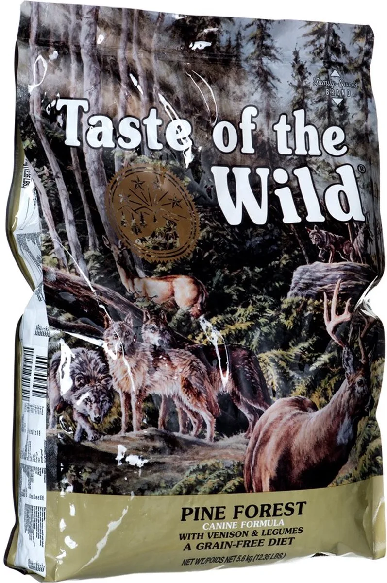 Pine Forest – Droogvoer voor honden – Hert & Lam – Graanvrij – 5,6 kg by Taste of the Wild – product photo