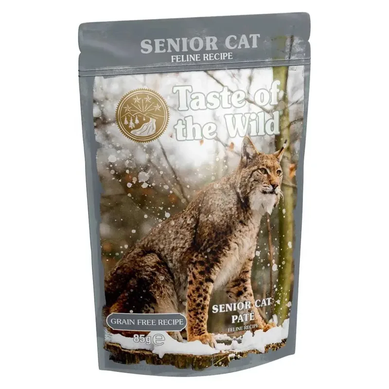 Senior Pate Natvoer Voor Katten 85g 12 Eenheden de Taste of the Wild – photo produit