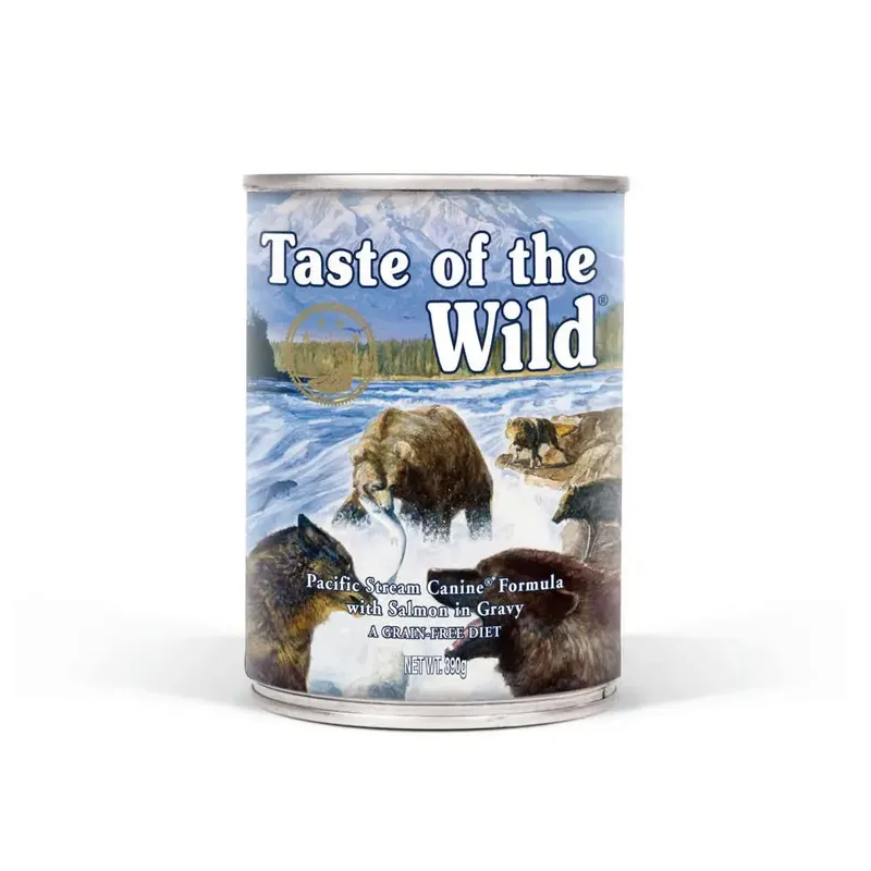 Volwassen Pacifische Zalm Doos 12x390g Hondenvoer de Taste of the Wild – photo produit