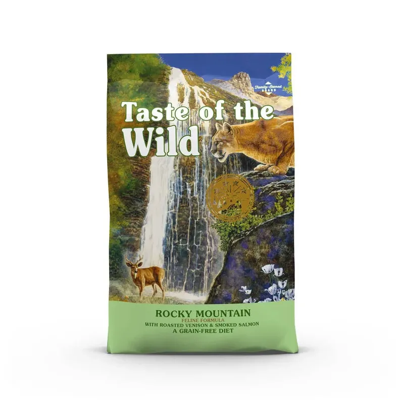 Futter Für Ausgewachsene Katzen Mit Rocky-mountain-hirsch Und Lachs 2kg von Taste of the Wild – Produktfoto