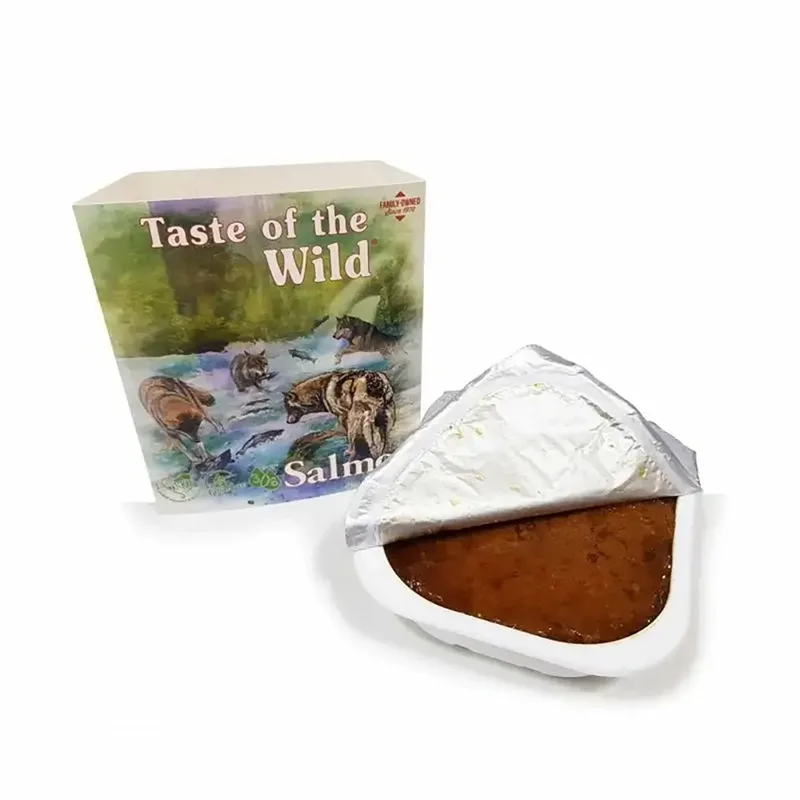 Volwassen Zalm Haring Fruit Doos 7x390g Hondenvoer de Taste of the Wild – photo produit