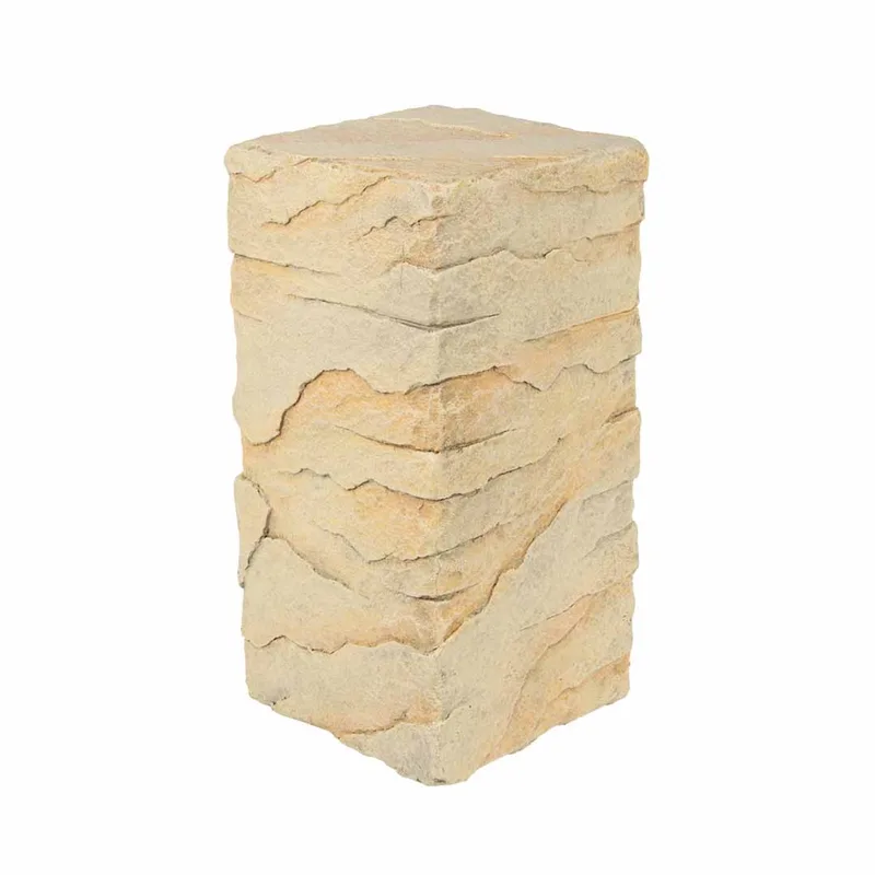 Bouwsteen Combo Rock 2 - Terrarium Decoratie in Zandrots-look - Combineerbaar - 18x9x9cm von Terra Della in Beige – Produktfoto