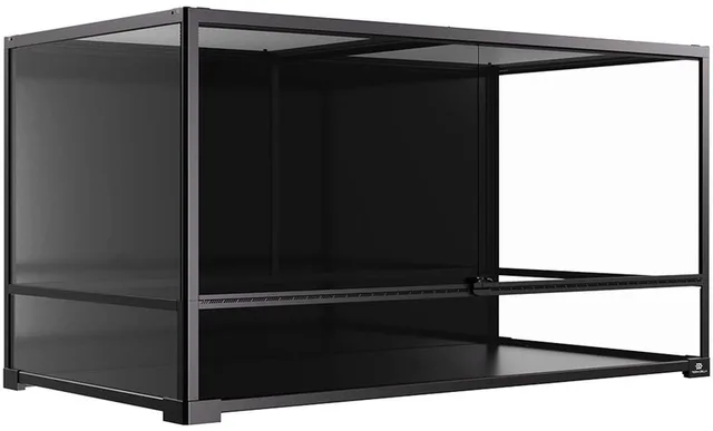 Knockdown terrarium glas 112 x 60 x 60CM voor reptielen, amfibieën en insecten