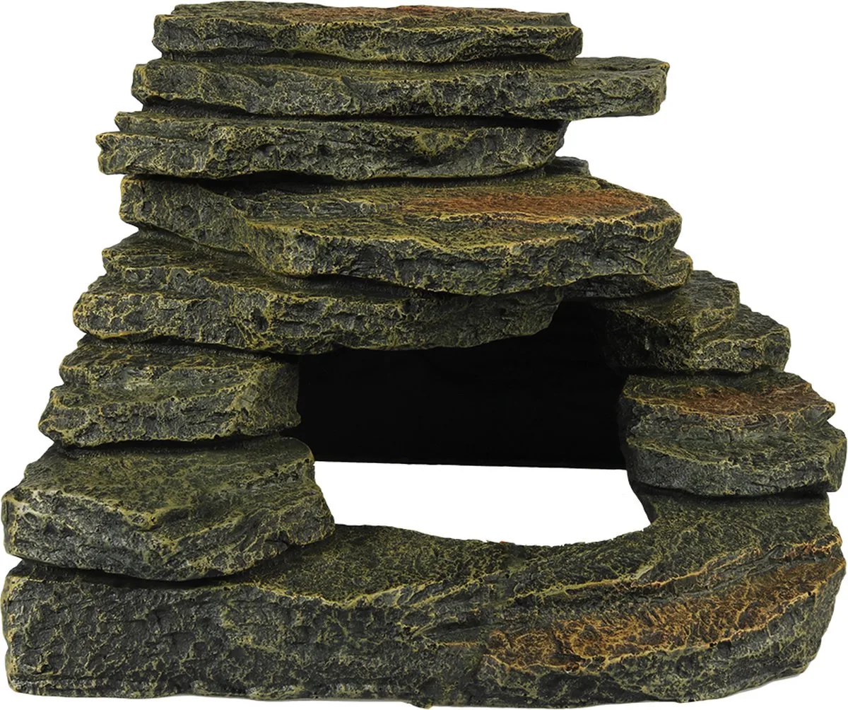 Natuurlijke Decoratie - Reptielen - Hoeksteen L - 25,8x25,5x19cm - 1st från Terra Della – produktbild