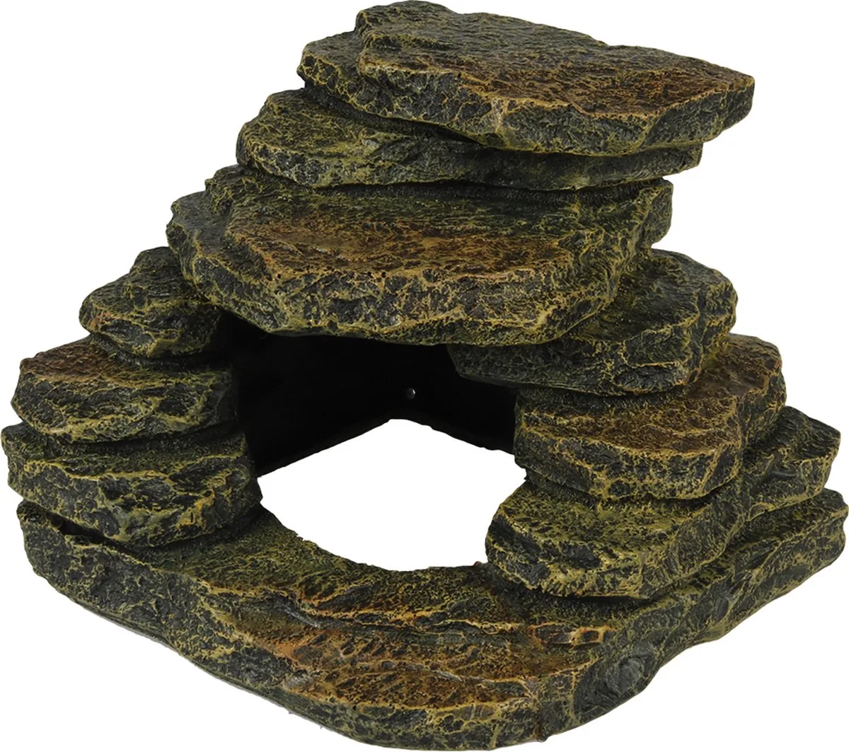 Natuurlijke Decoratie - Reptielen - Hoeksteen S - 15,3x15,4x12cm - 1st van Terra Della in <> – productfoto