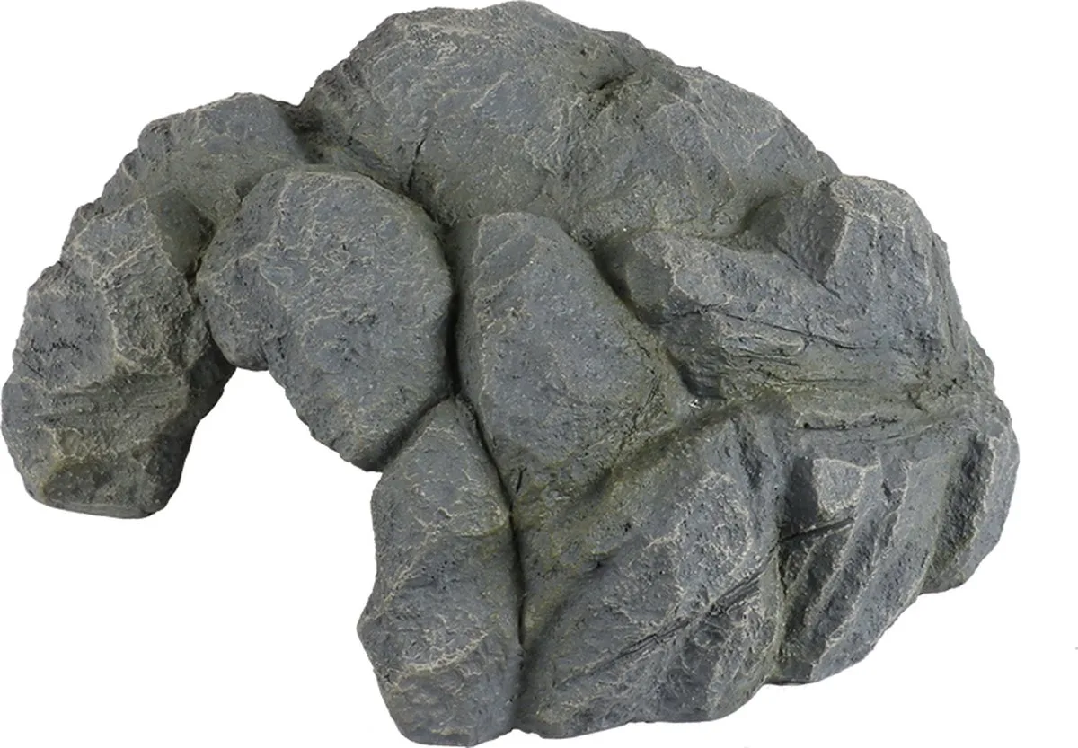 Natuurlijke Decoratie - Reptielen - Reptielengrot L - 29x25x11,5cm - 1st van Terra Della in Antraciet – productfoto