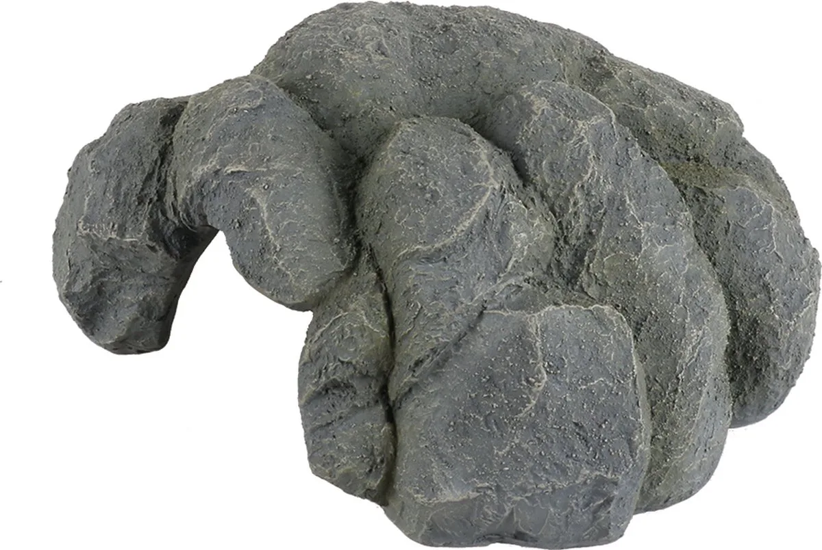 Natuurlijke Decoratie - Reptielen - Reptielengrot S - 19x19x8,5cm - 1st de Terra Della en Anthracite – photo produit
