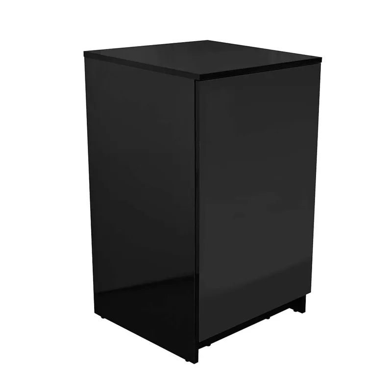 Terrariumkast hoogglans 45x45x76 cm voor knockdown-terraria von Terra Della in Schwarz – Produktfoto
