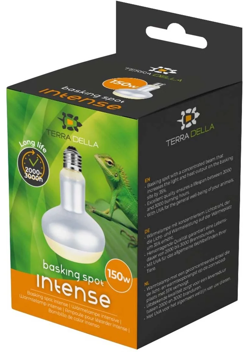 Warmtelamp Intense Basking Spot voor Terraria 150W/R30 de Terra Della en Argent – photo produit
