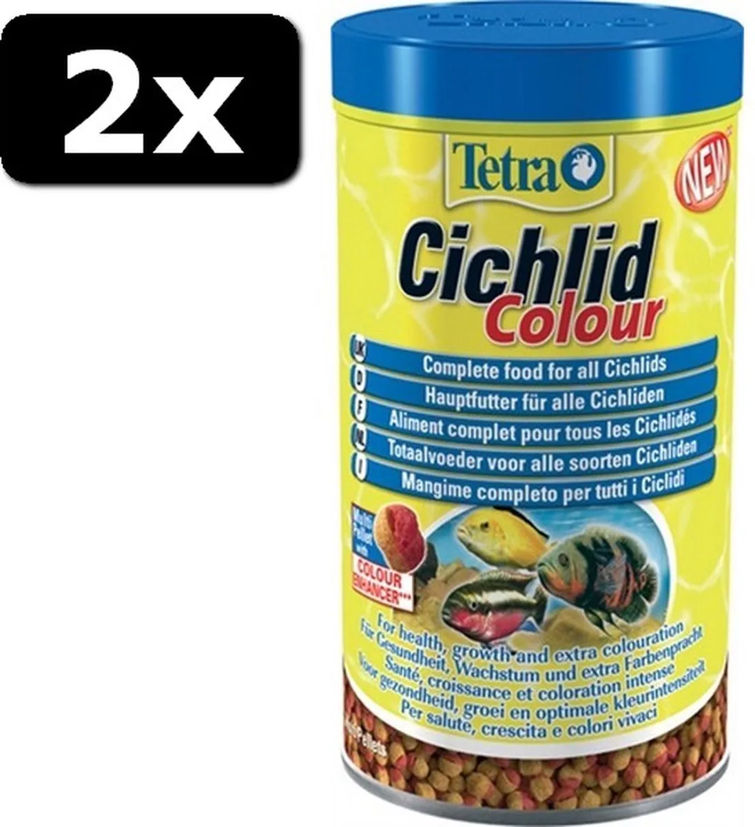 2x * TETRA CICHLID COLOUR 500ML de Tetra – photo produit