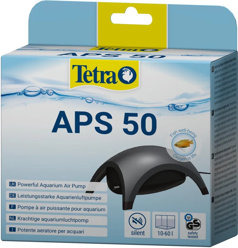 Aps 50 Luchtpomp - Aquariumpomp - 10-60 L von Tetra in Schwarz – Produktfoto