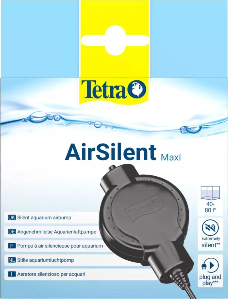 aquarium luchtpomp - AirSilent - Maxi van Tetra in Grijs – productfoto