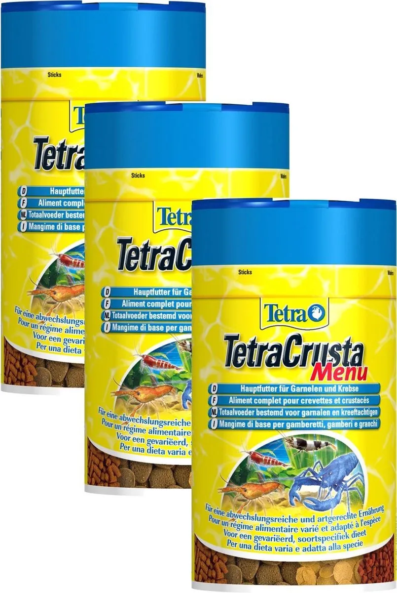 Crusta Menu Sticks - Vissenvoer - 3 x 100 ml de Tetra – photo produit