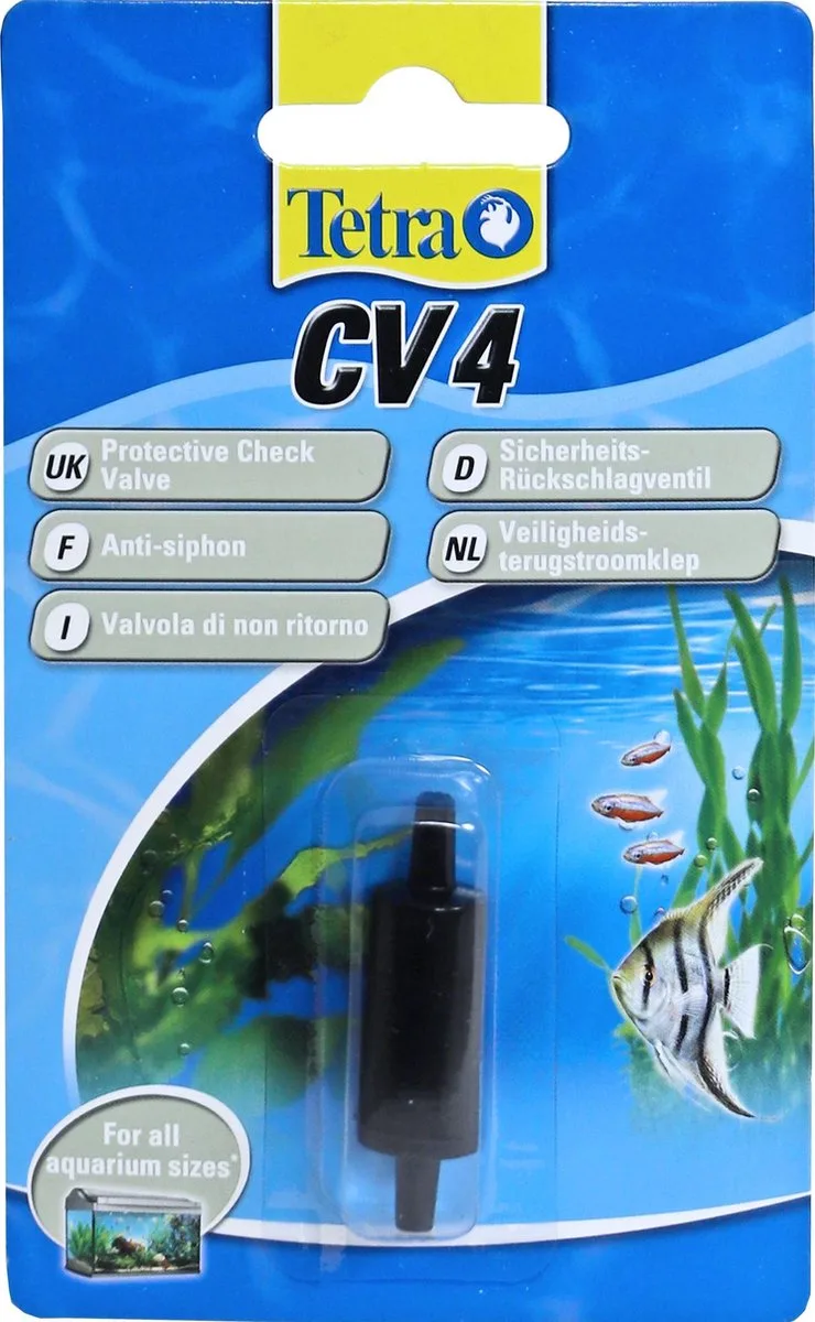 CV4 terugslagventiel. von Tetra in Schwarz – Produktfoto