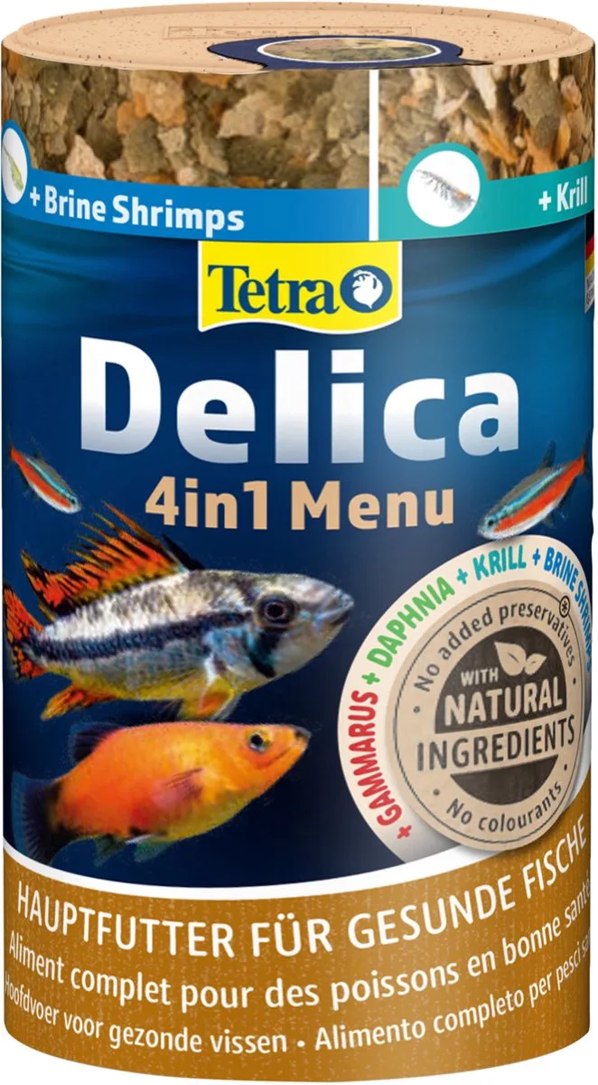 Delica Menu - Vissenvoer - 100 ml de Tetra – photo produit