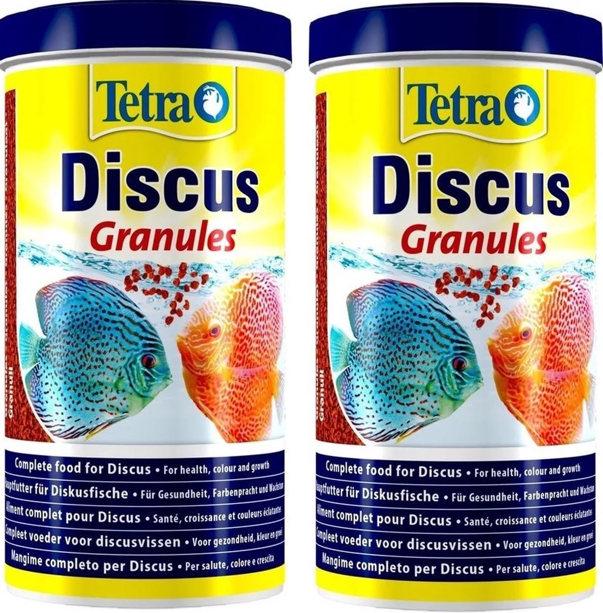 Discus - Granulaat Vissenvoer - 1L - 2 stuks - voordeelverpakking van Tetra – productfoto